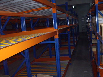 Голубая/померанцовая вешалка подачи паллета, high-density промышленное хранение shelves