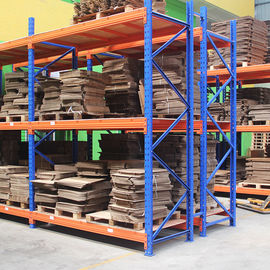 shelving голубого/померанцового паллета 2000kg сверхмощный, подгонянные магазины кладя систему на полку